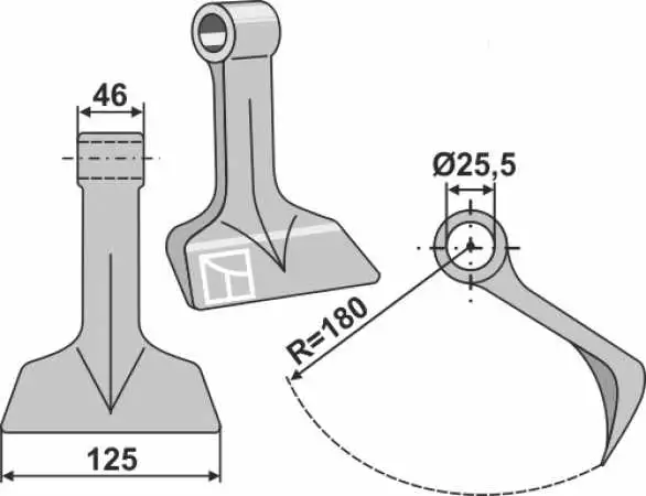 Hammerschlegel 125x46mm